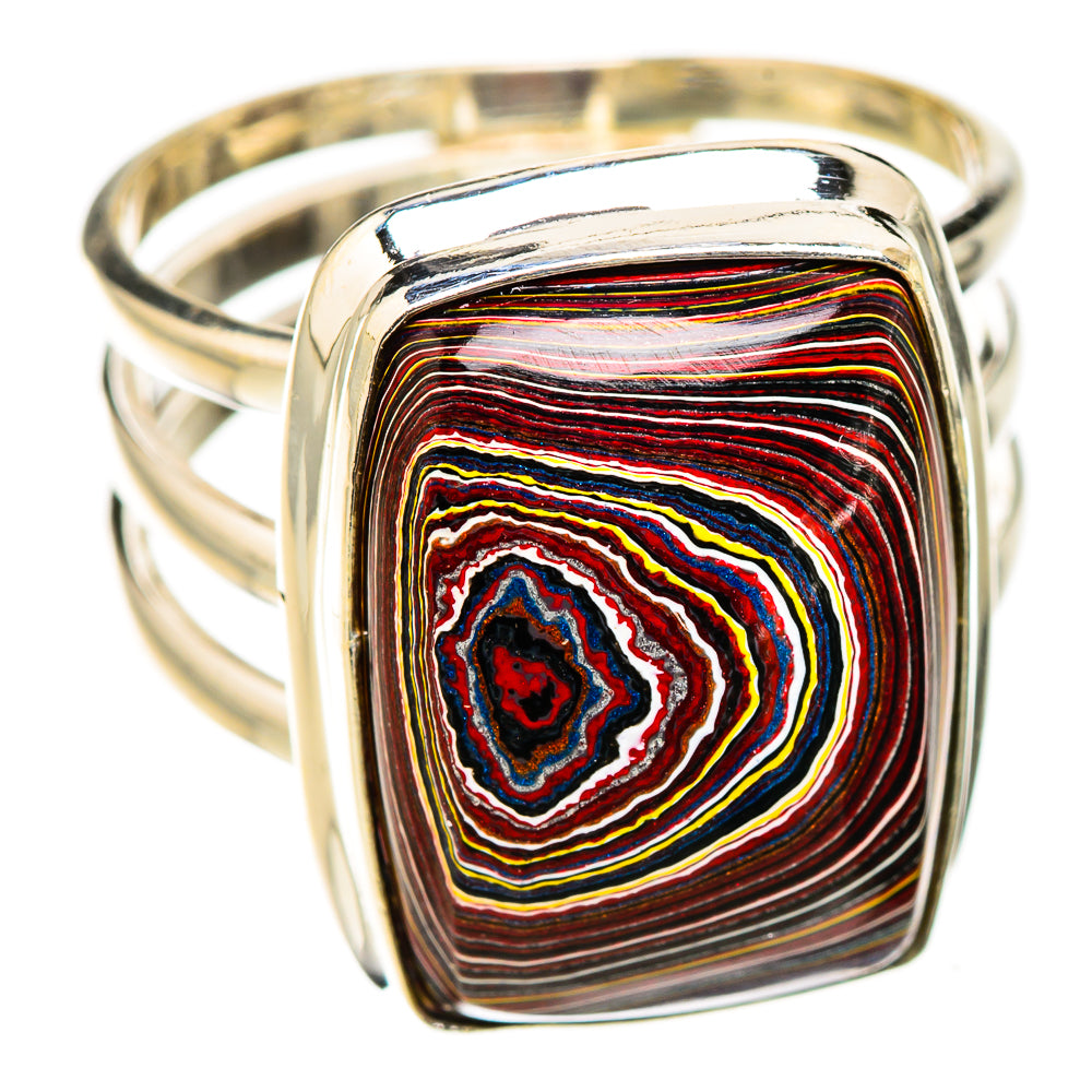 Fordite Rings handcrafted by Anasilvercos - RING126149 - Photo 2