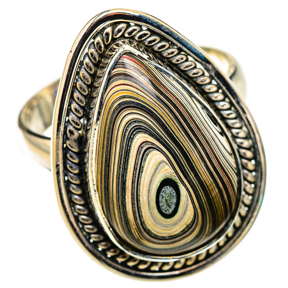 Fordite Rings handcrafted by Anasilvercos - RING126160 - Photo 2