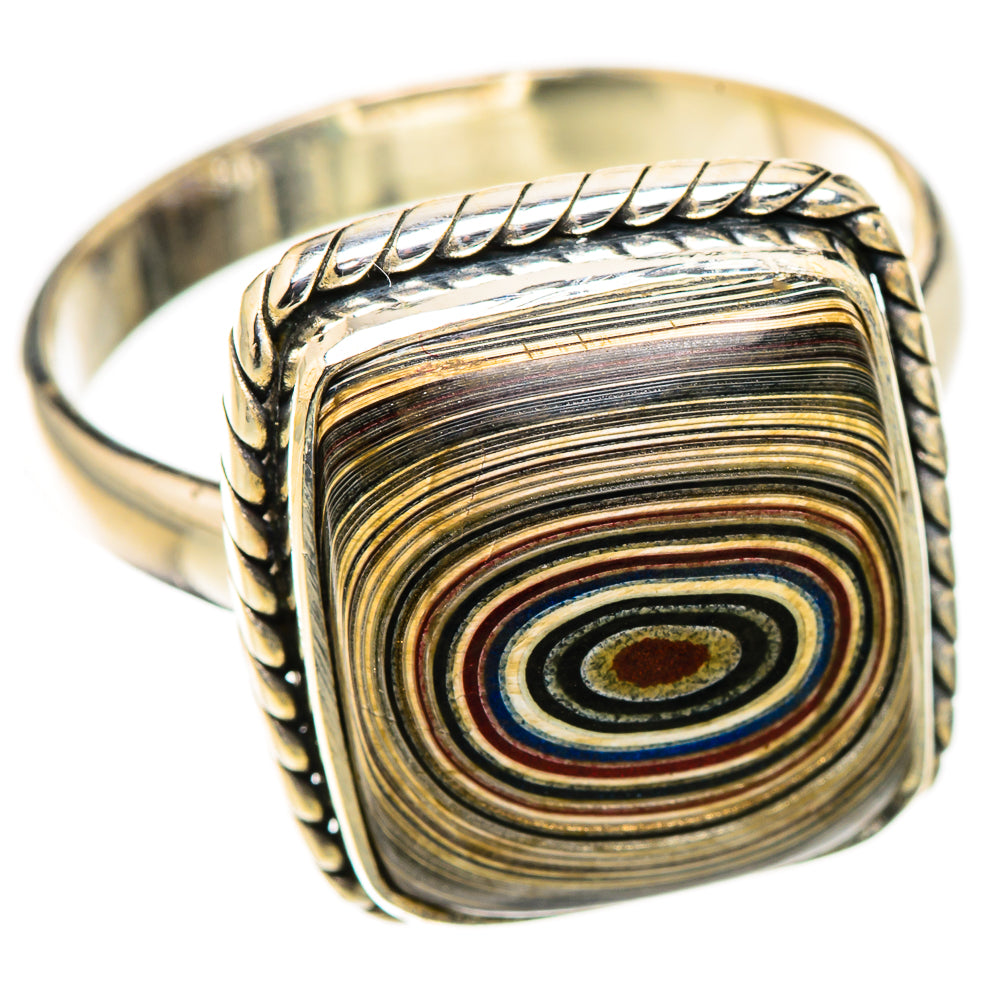 Fordite Rings handcrafted by Anasilvercos - RING126195 - Photo 2