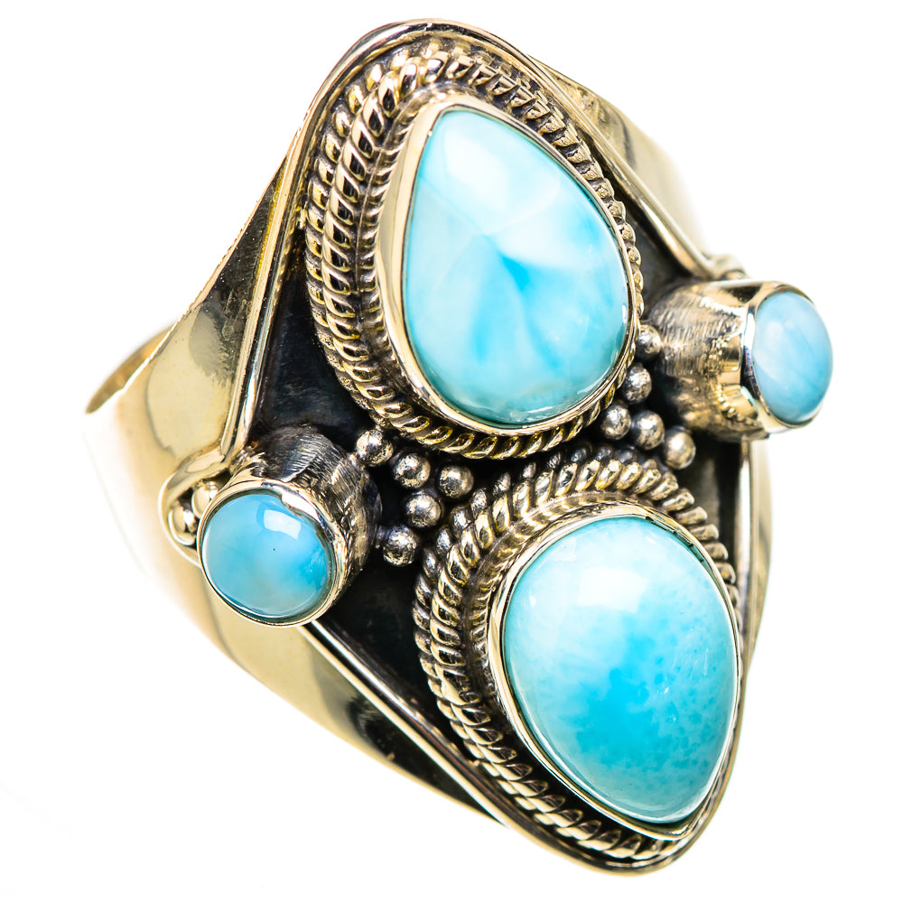 Larimar Rings handcrafted by Anasilvercos - RING126240 - Photo 2