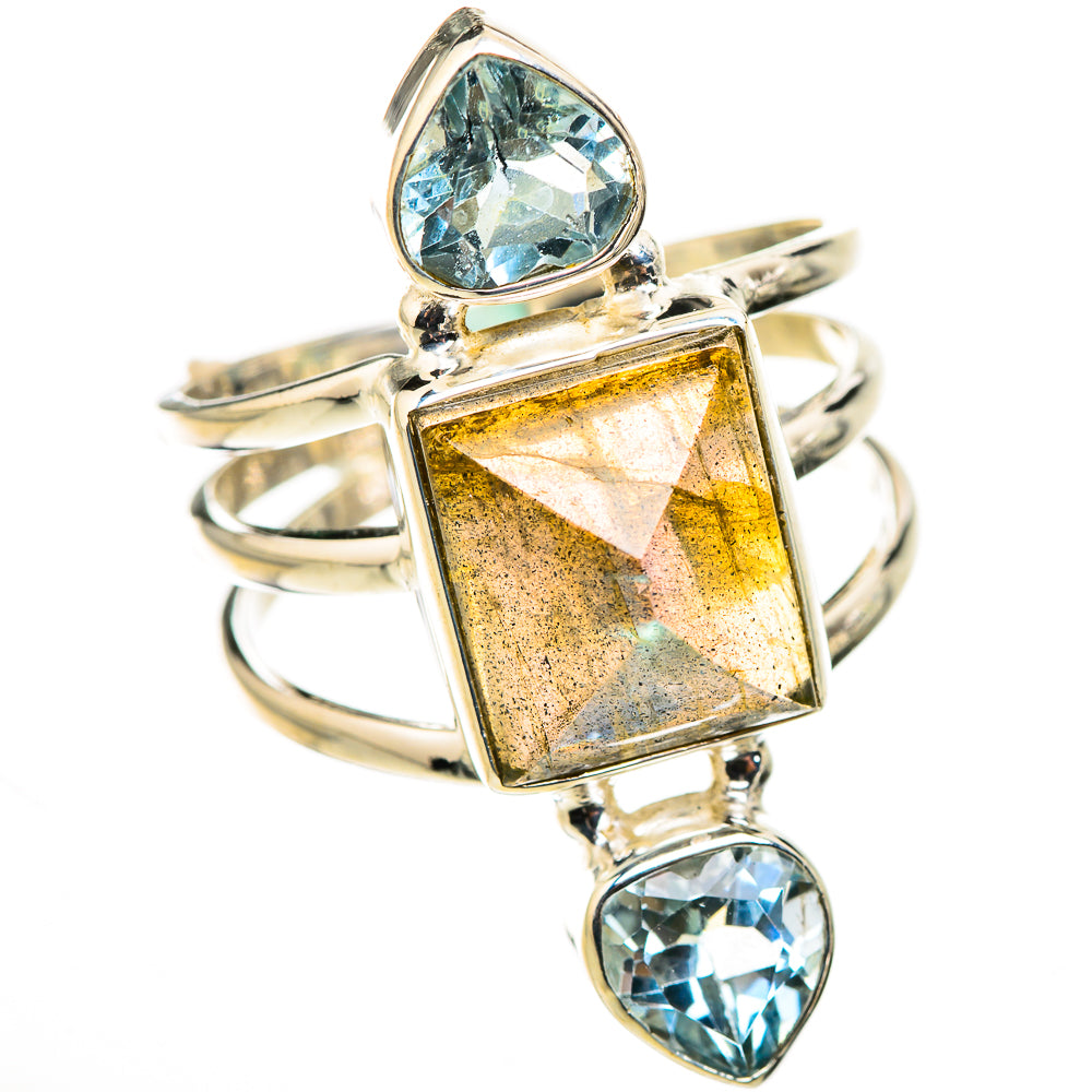 Labradorite Rings handcrafted by Anasilvercos - RING126270 - Photo 2