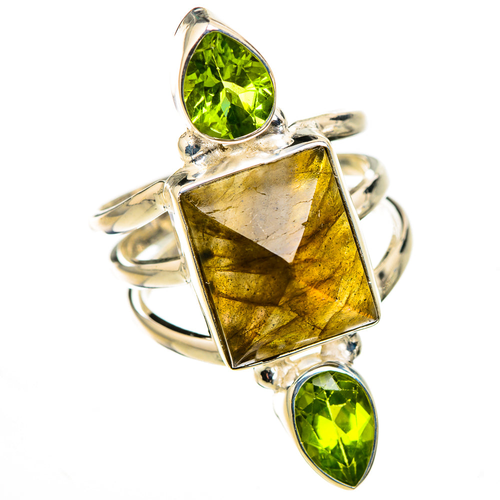 Labradorite Rings handcrafted by Anasilvercos - RING126274 - Photo 2