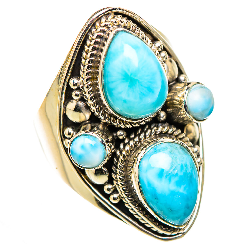 Larimar Rings handcrafted by Anasilvercos - RING126279 - Photo 2