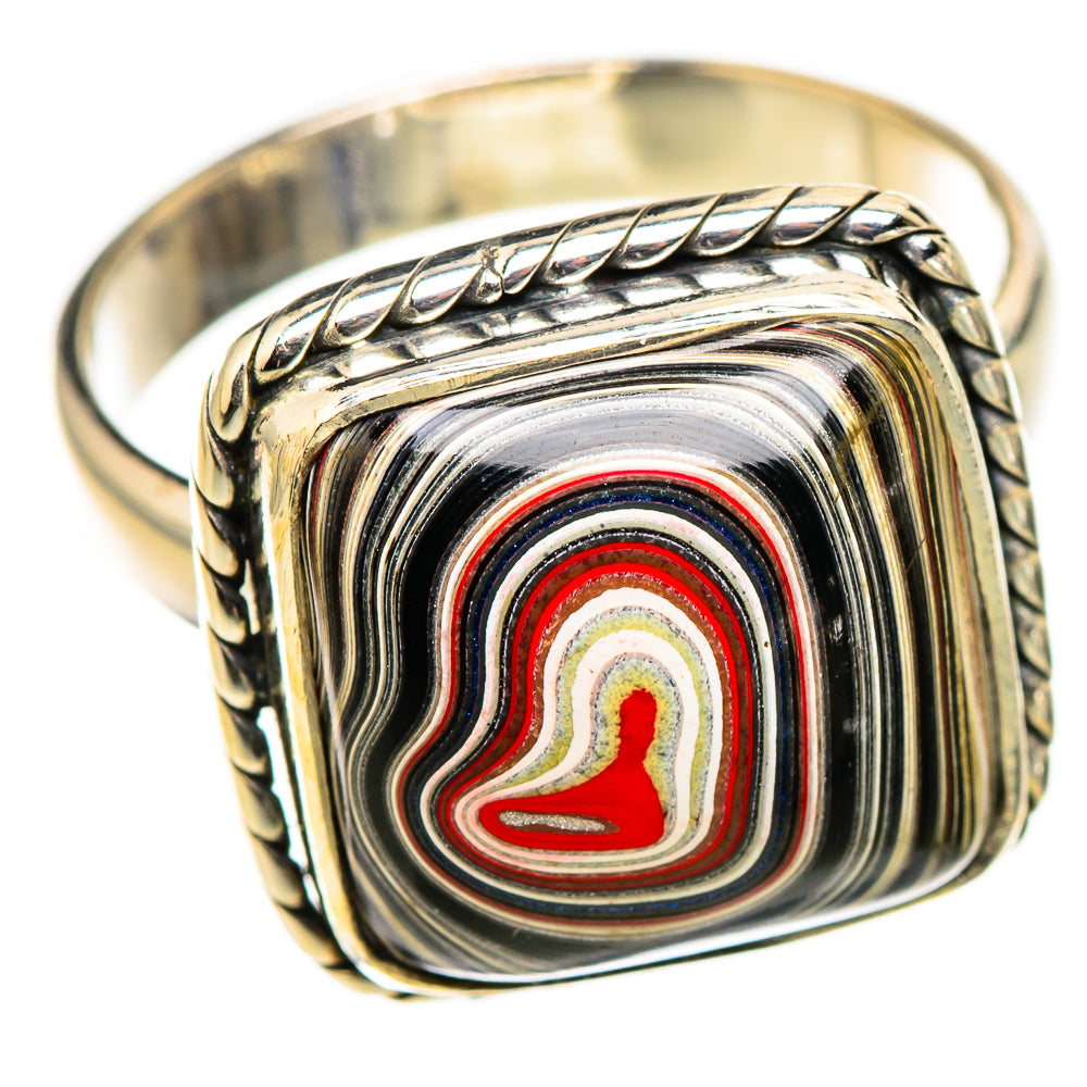 Fordite Rings handcrafted by Anasilvercos - RING126320 - Photo 2