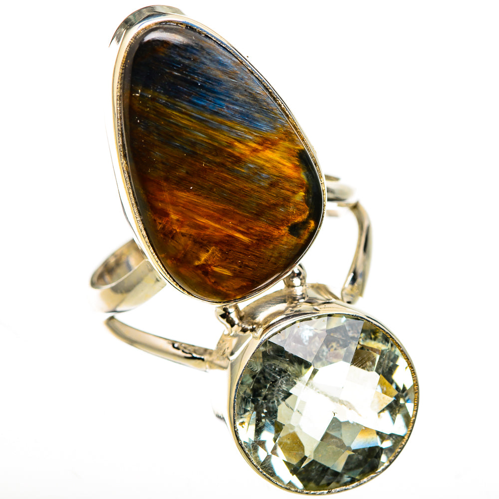 Golden Pietersite Rings handcrafted by Anasilvercos - RING126338 - Photo 2