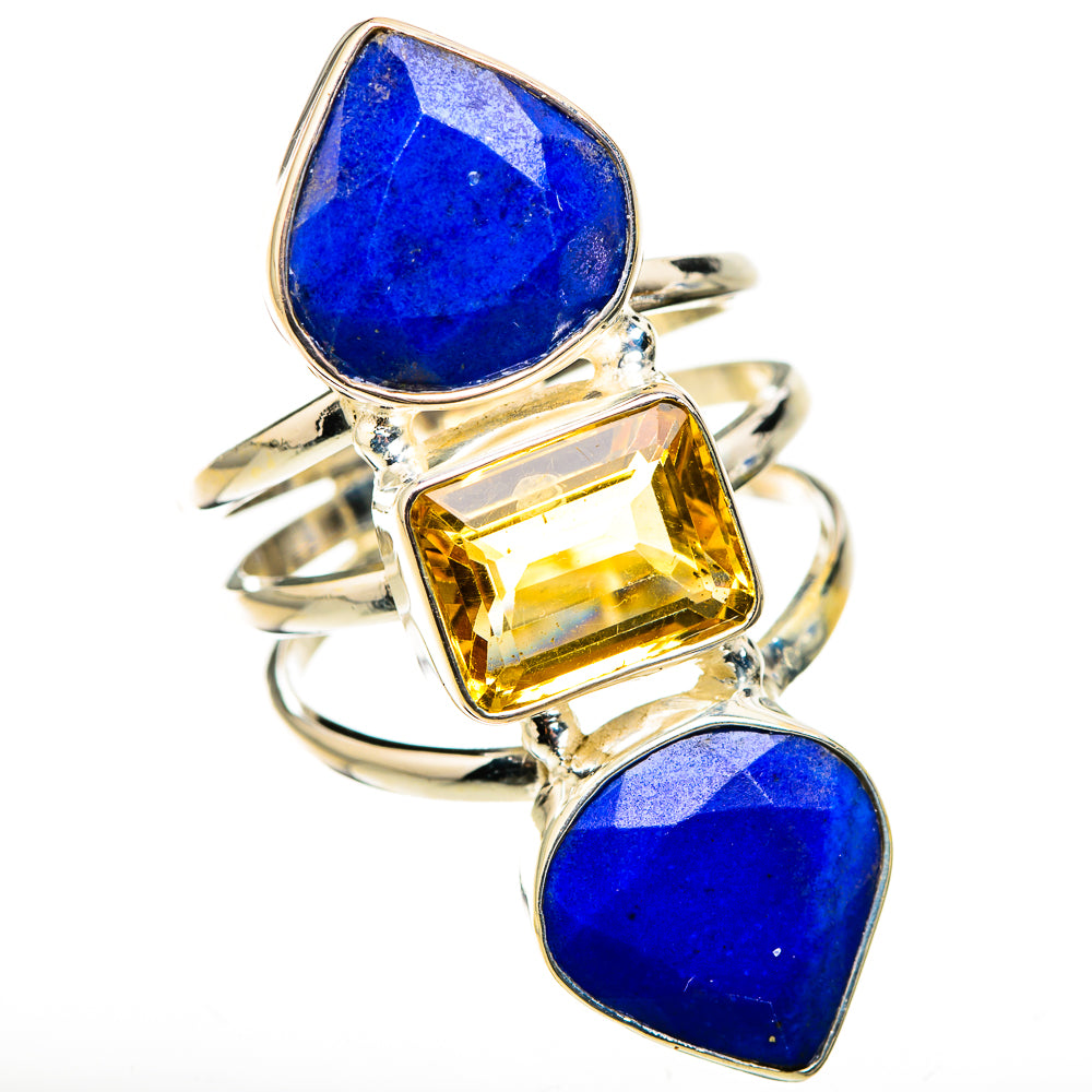 Lapis Lazuli Rings handcrafted by Anasilvercos - RING126341 - Photo 2