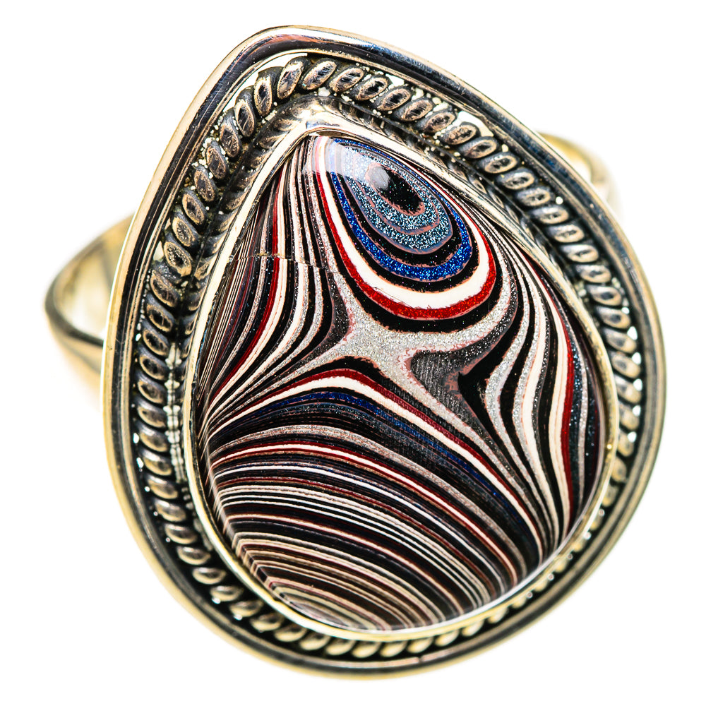 Fordite Rings handcrafted by Anasilvercos - RING126349 - Photo 2
