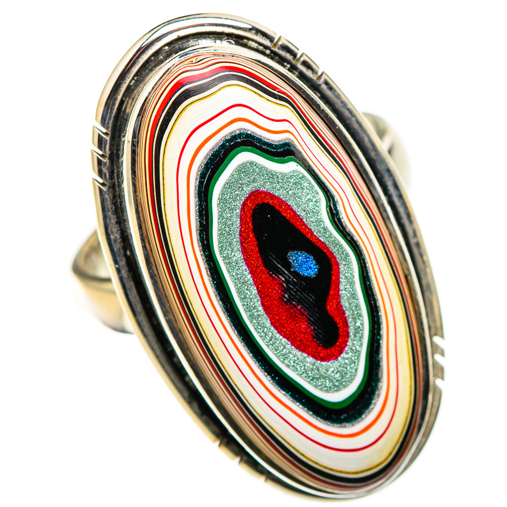 Fordite Rings handcrafted by Anasilvercos - RING126351 - Photo 2