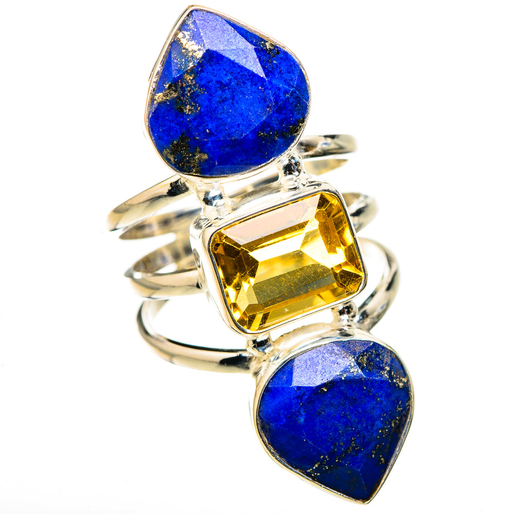 Lapis Lazuli Rings handcrafted by Anasilvercos - RING126361 - Photo 2