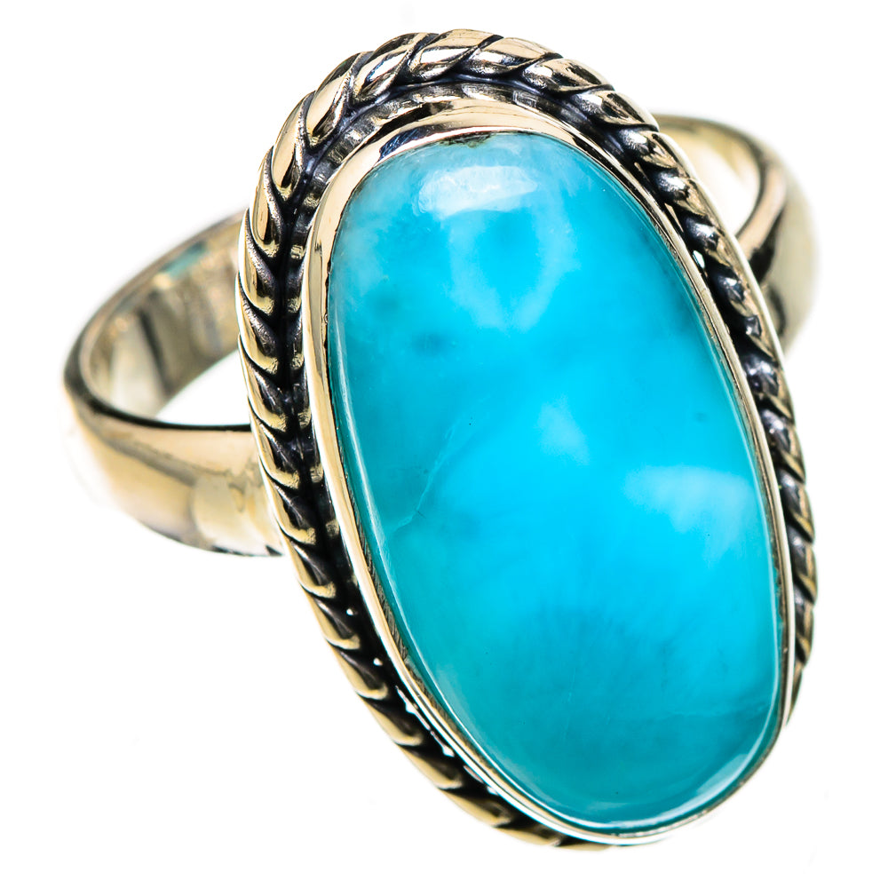 Larimar Rings handcrafted by Anasilvercos - RING126382 - Photo 2