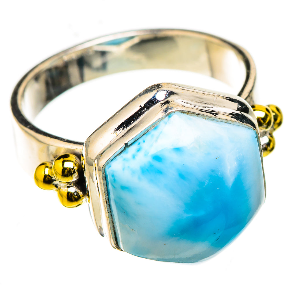 Larimar Rings handcrafted by Anasilvercos - RING126384 - Photo 2