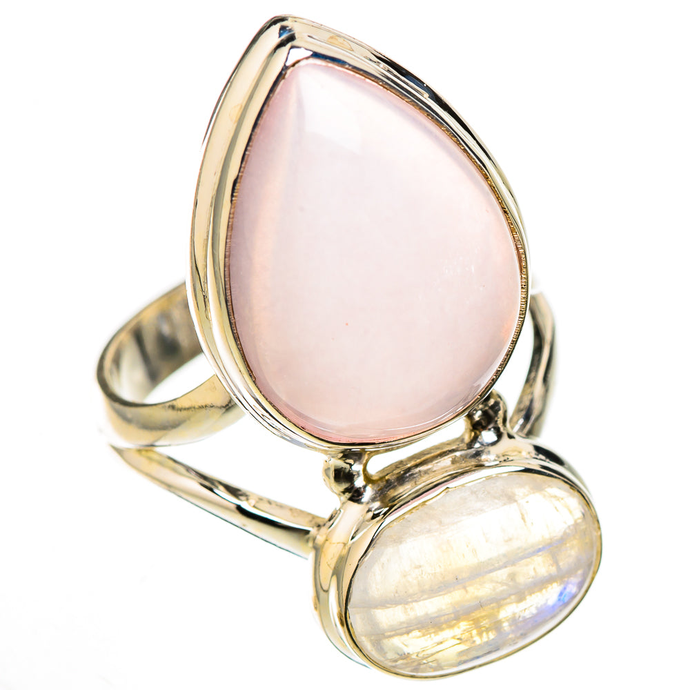 Rose Quartz Rings handcrafted by Anasilvercos - RING126387 - Photo 2