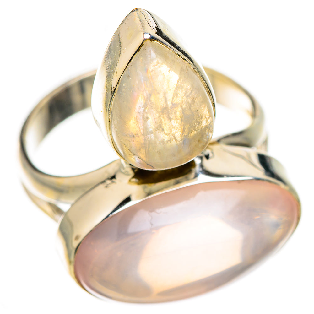 Rose Quartz Rings handcrafted by Anasilvercos - RING126388 - Photo 2