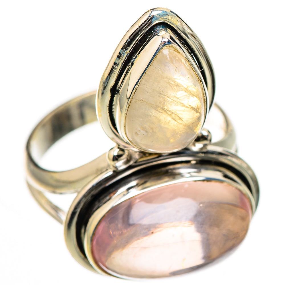 Rose Quartz Rings handcrafted by Anasilvercos - RING126409 - Photo 2