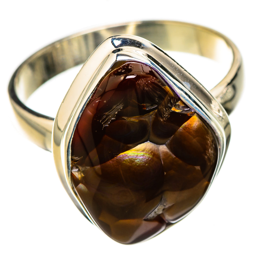 Mexican Fire Agate Rings handcrafted by Anasilvercos - RING126427 - Photo 2