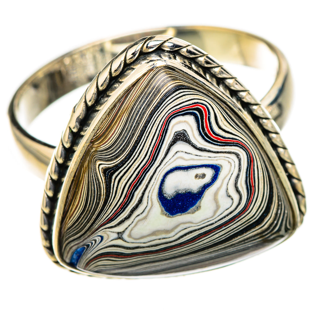 Fordite Rings handcrafted by Anasilvercos - RING126437 - Photo 2