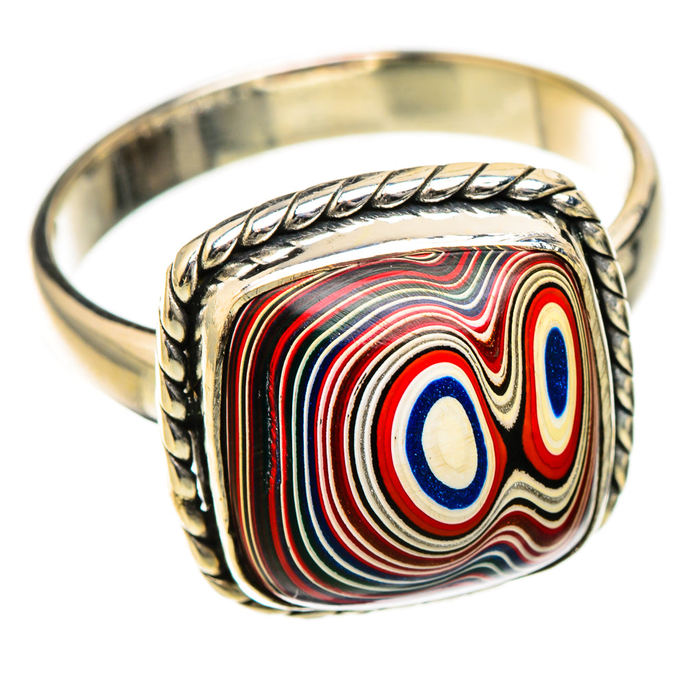 Fordite Rings handcrafted by Anasilvercos - RING126458 - Photo 2