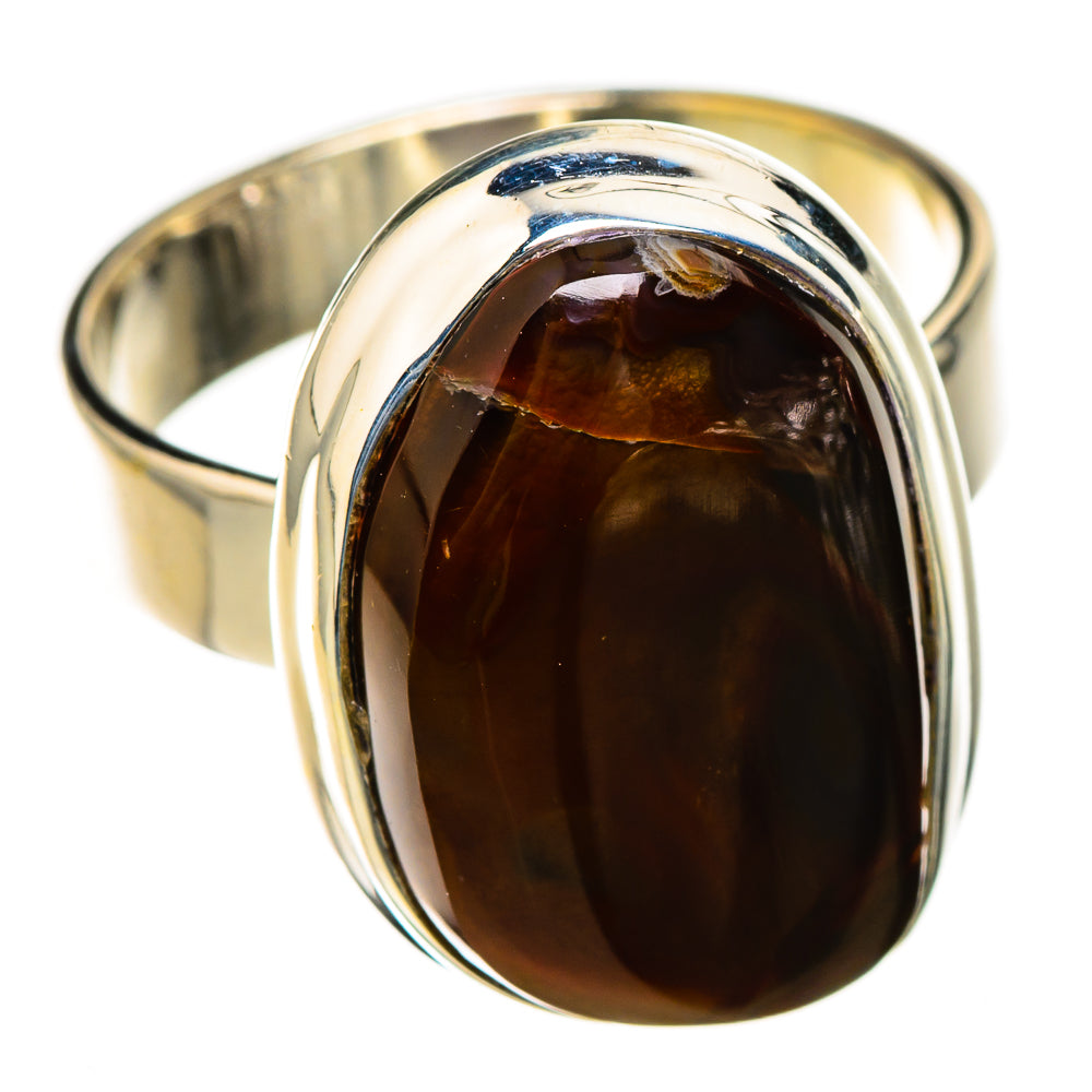 Mexican Fire Agate Rings handcrafted by Anasilvercos - RING126475 - Photo 2