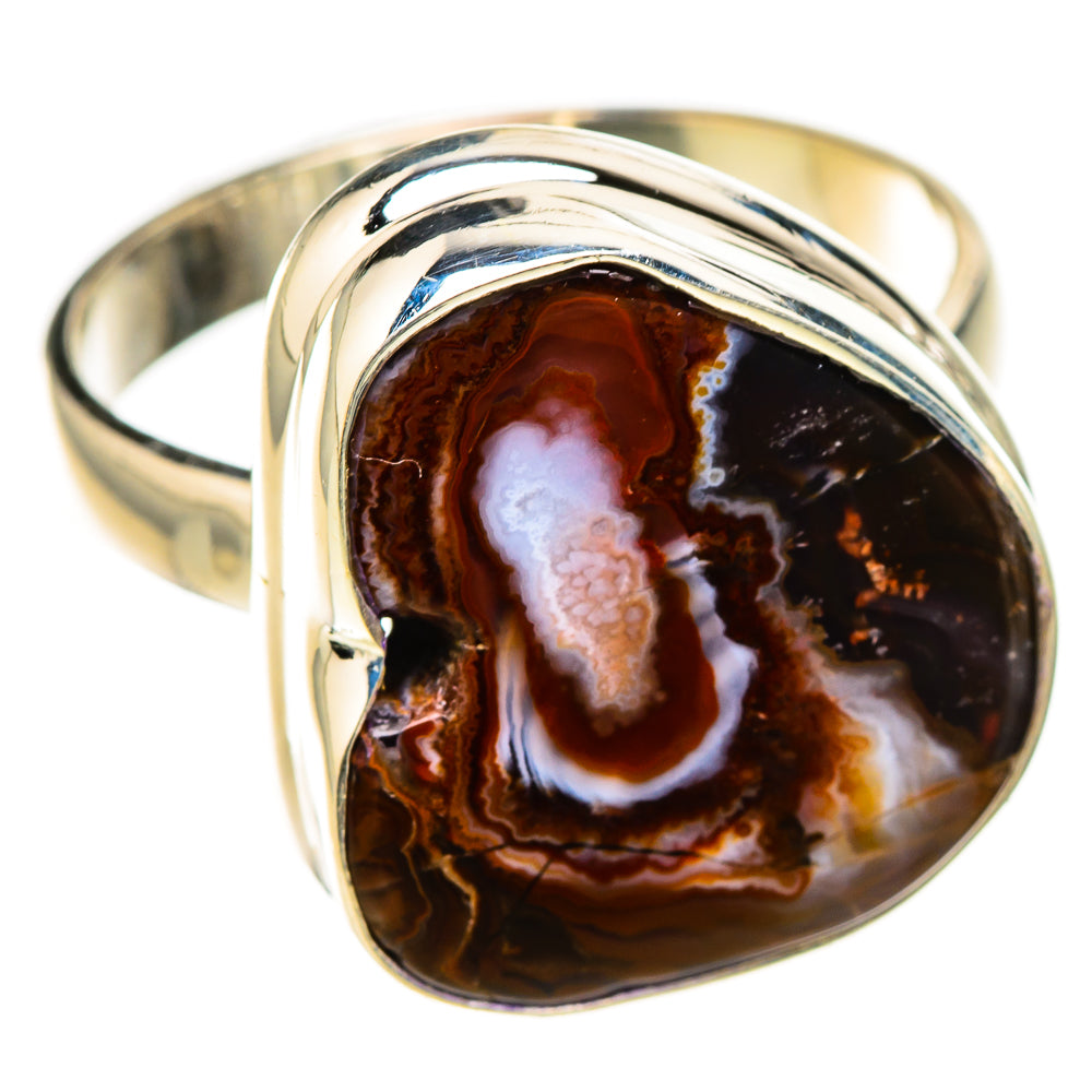 Mexican Fire Agate Rings handcrafted by Anasilvercos - RING126476 - Photo 2