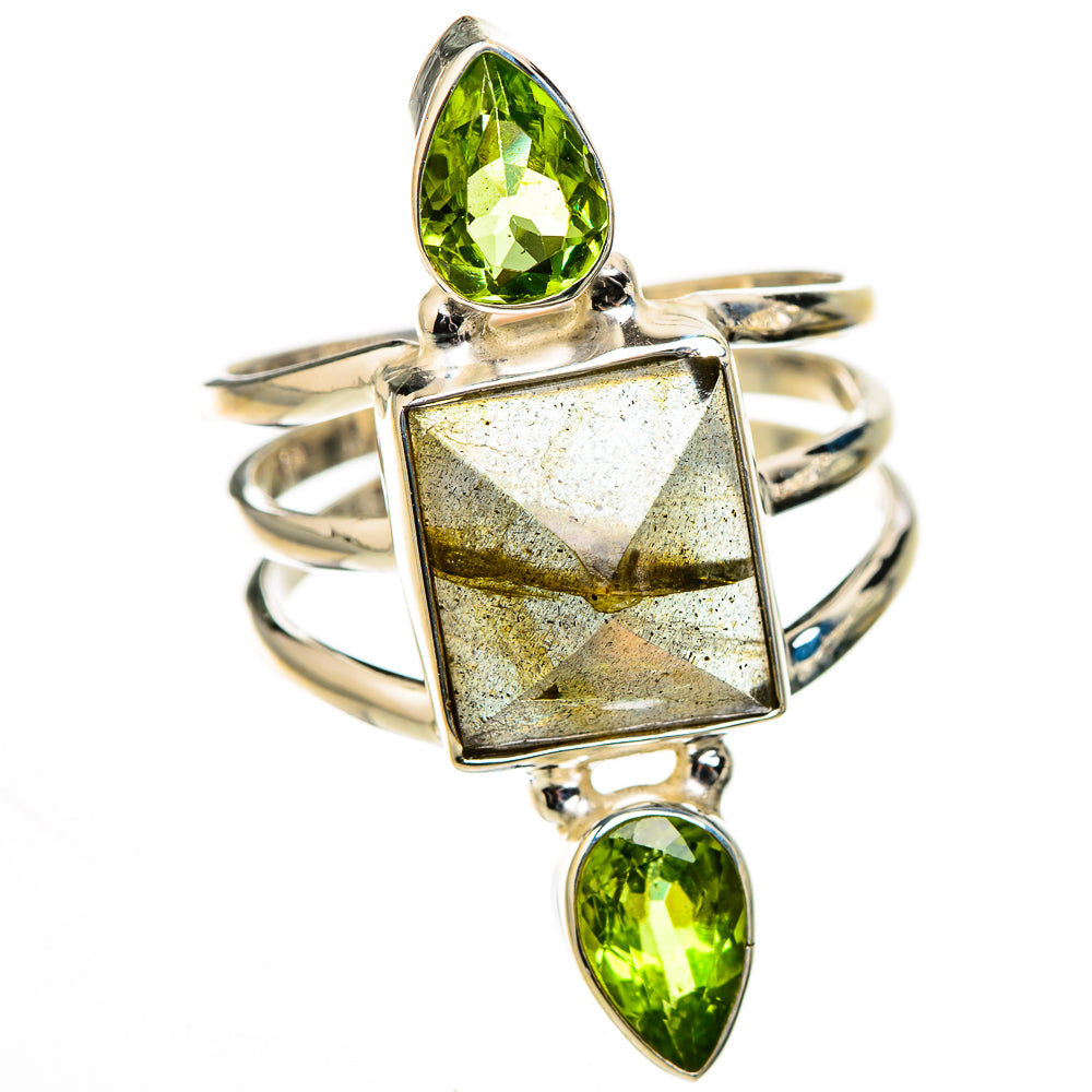 Labradorite Rings handcrafted by Anasilvercos - RING126480 - Photo 2