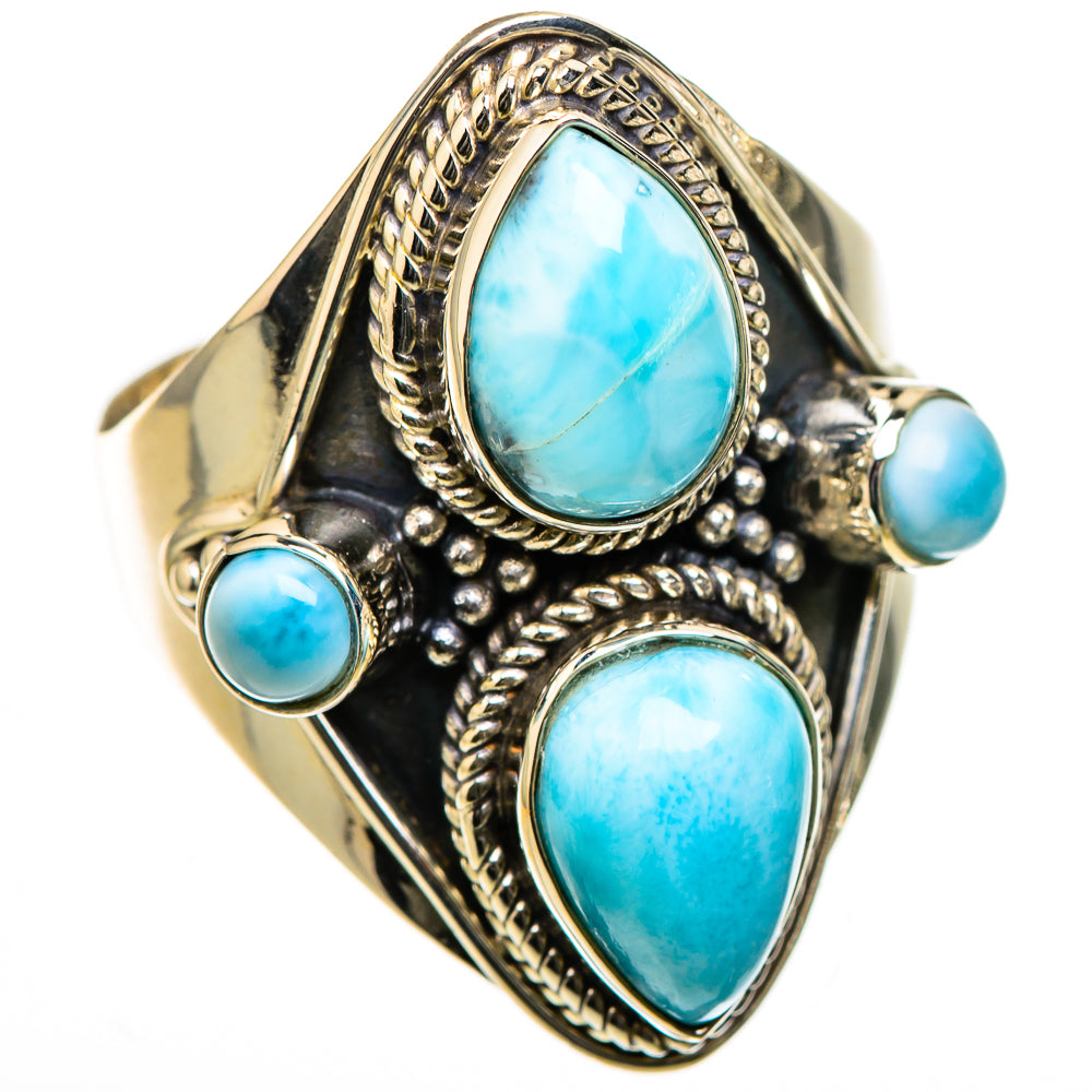 Larimar Rings handcrafted by Anasilvercos - RING126494 - Photo 2