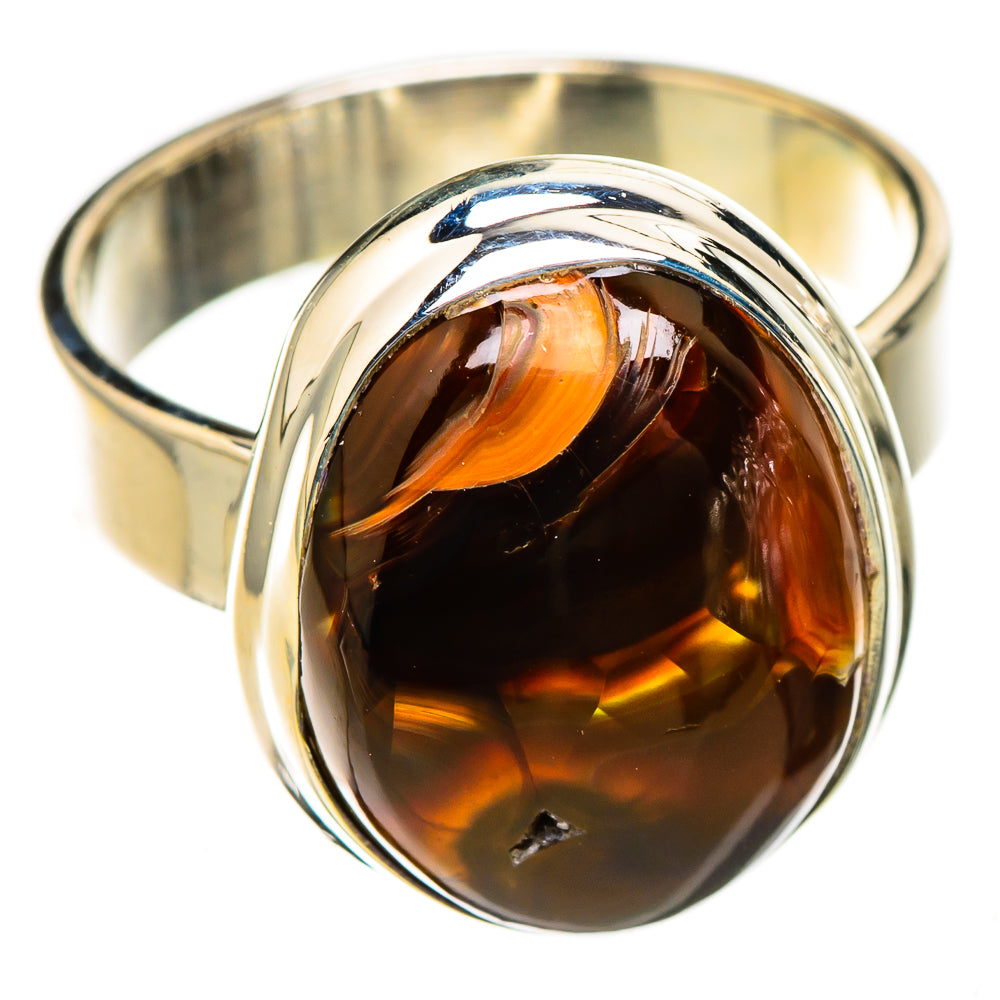 Mexican Fire Agate Rings handcrafted by Anasilvercos - RING126549 - Photo 2