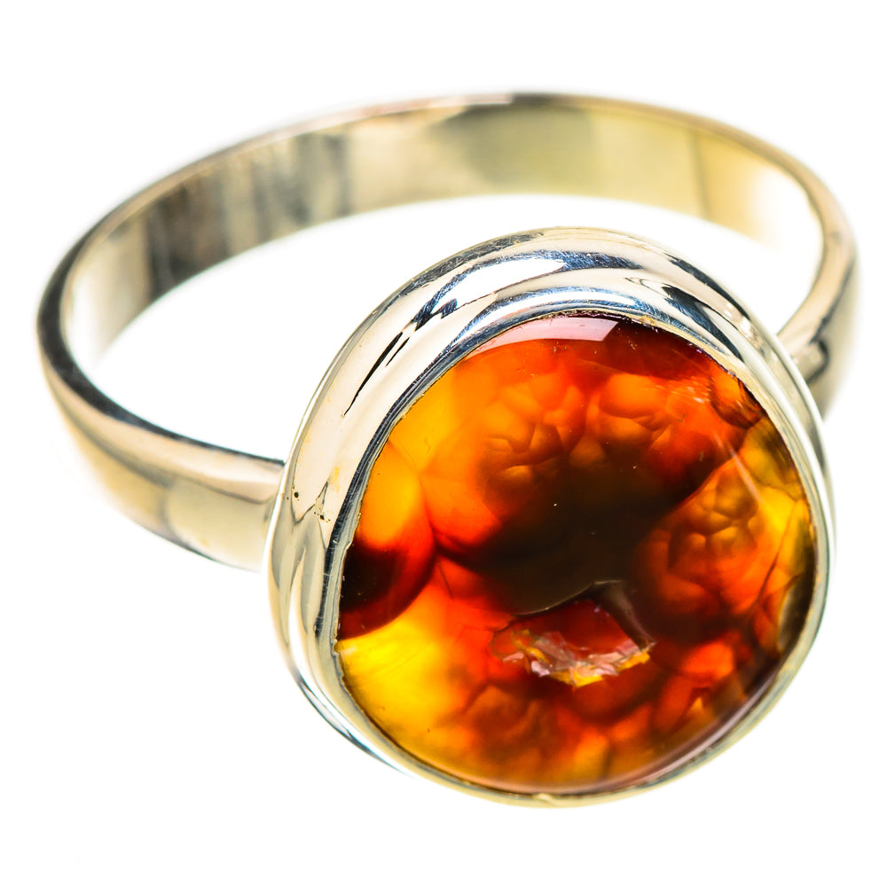 Mexican Fire Agate Rings handcrafted by Anasilvercos - RING126567 - Photo 2