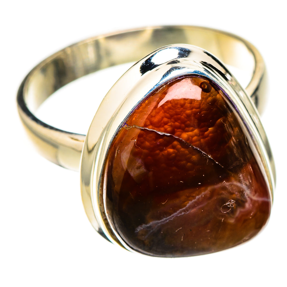 Mexican Fire Agate Rings handcrafted by Anasilvercos - RING126568 - Photo 2