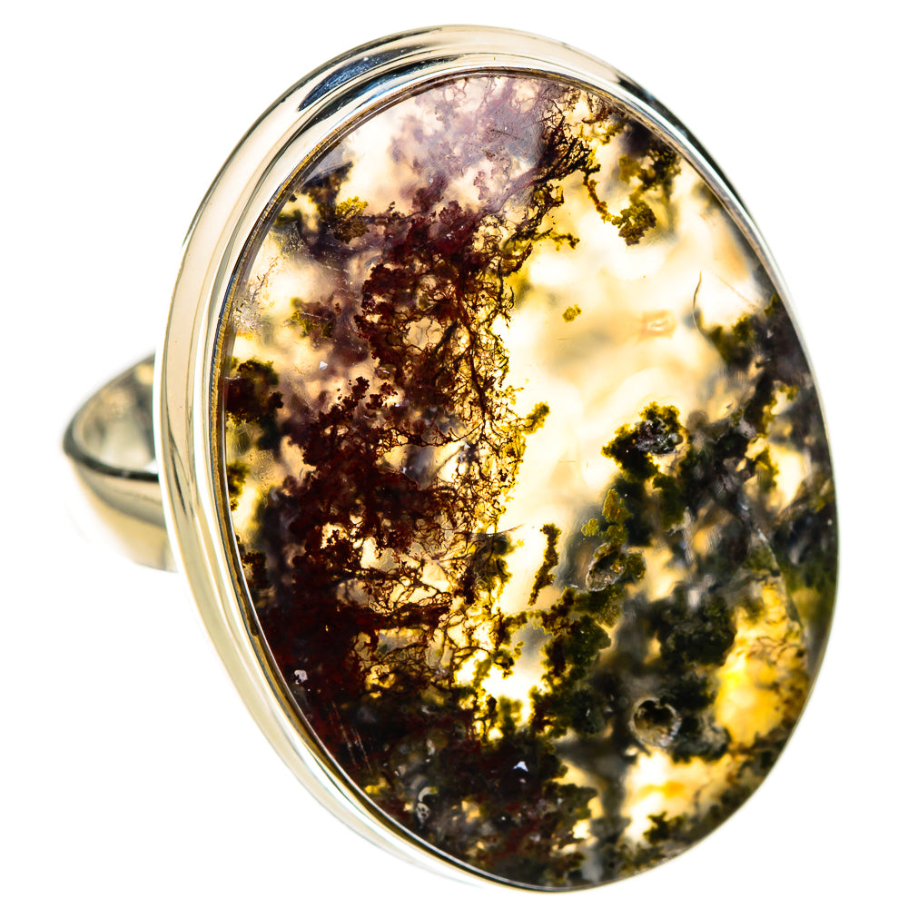 Indonesian Plume Agate Rings handcrafted by Anasilvercos - RING126569 - Photo 2