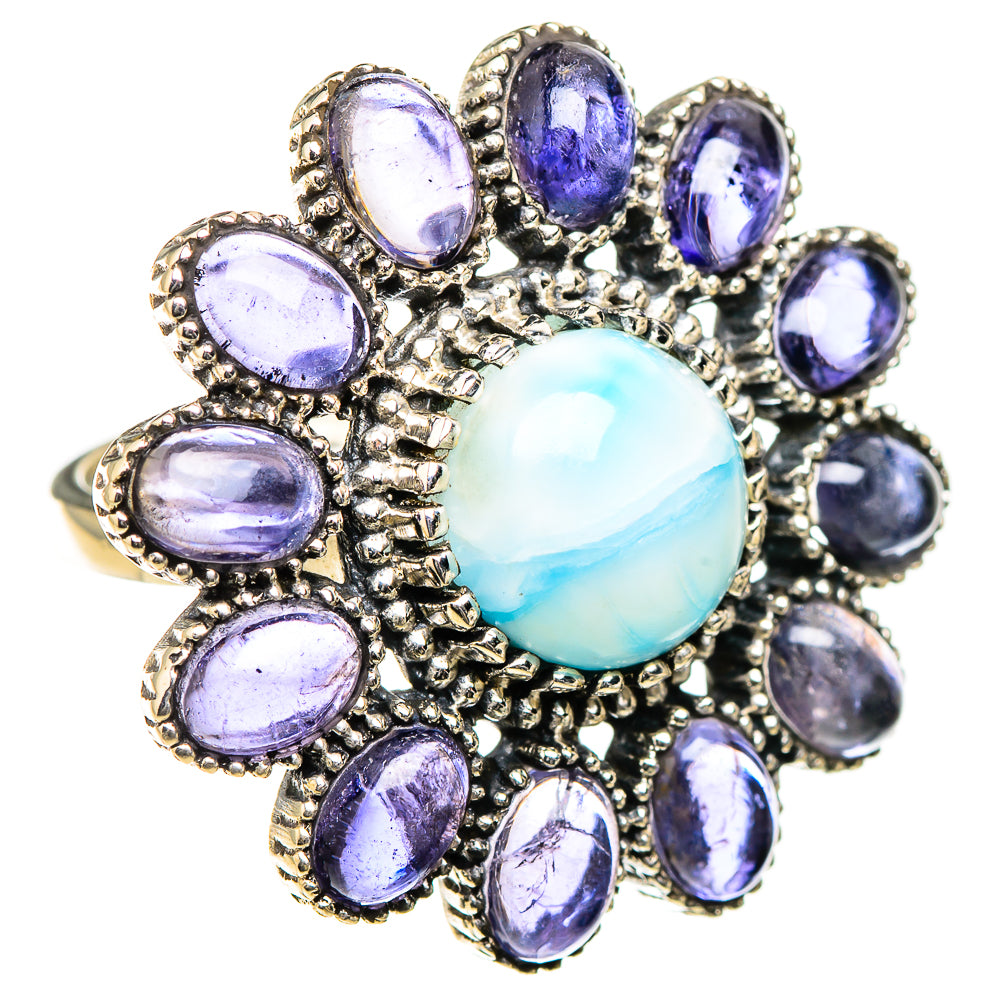 Larimar Rings handcrafted by Anasilvercos - RING126579 - Photo 2