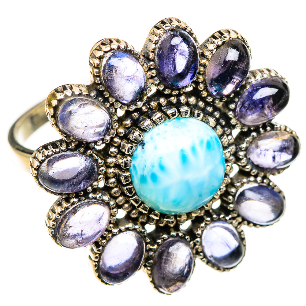 Larimar Rings handcrafted by Anasilvercos - RING126583 - Photo 2