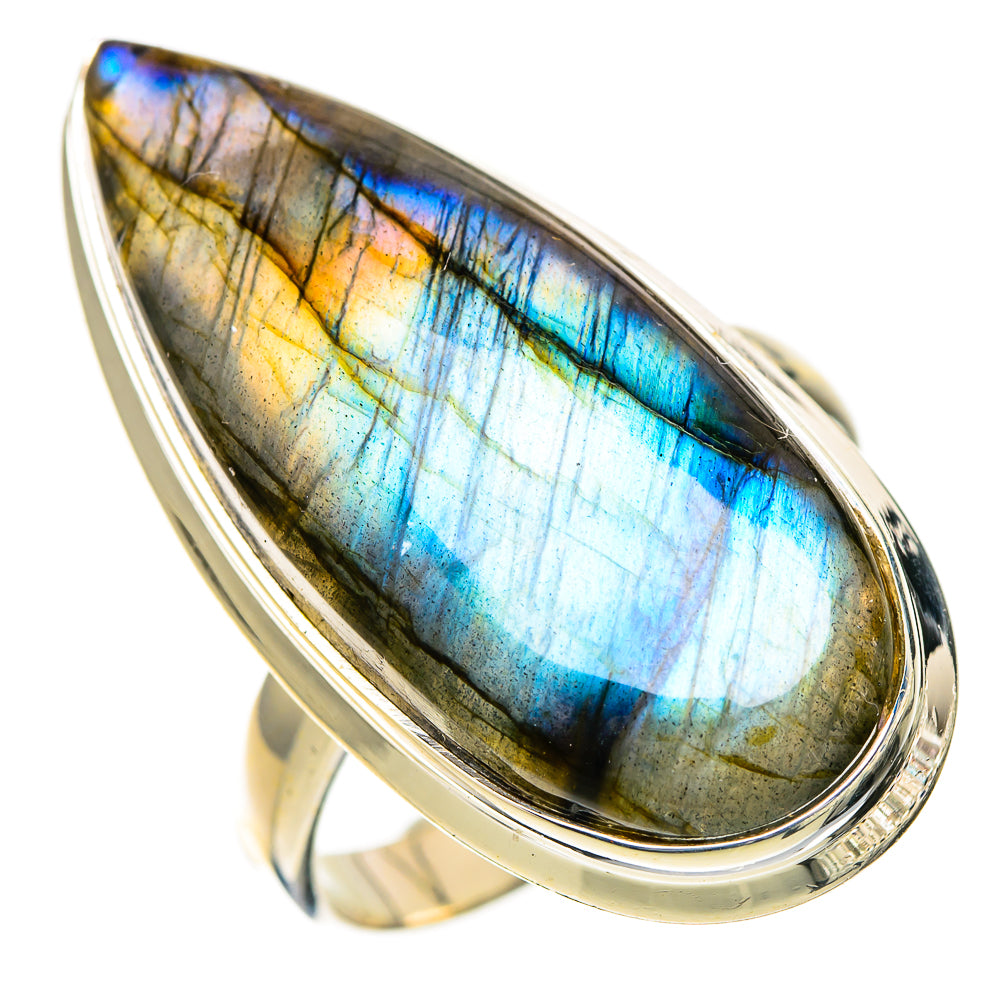 Labradorite Rings handcrafted by Anasilvercos - RING126584 - Photo 2