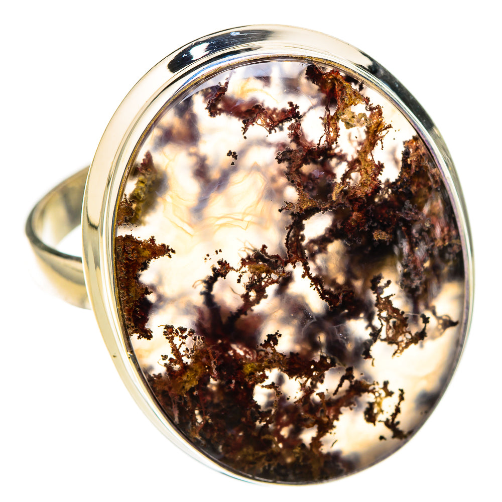 Indonesian Plume Agate Rings handcrafted by Anasilvercos - RING126591 - Photo 2