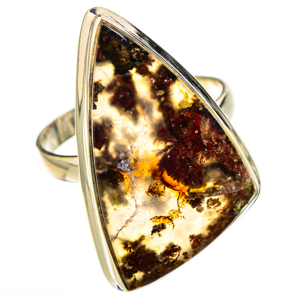 Indonesian Plume Agate Rings handcrafted by Anasilvercos - RING126633 - Photo 2