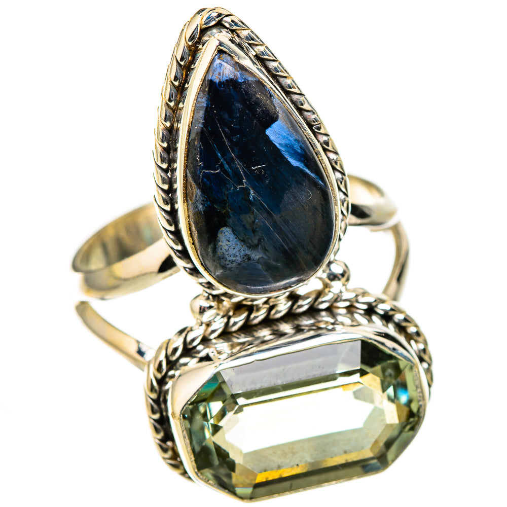 Green Amethyst Rings handcrafted by Anasilvercos - RING126668 - Photo 2