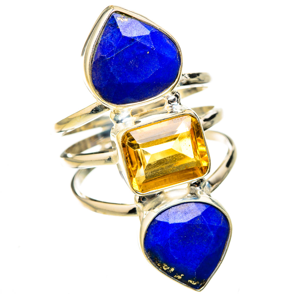 Lapis Lazuli Rings handcrafted by Anasilvercos - RING126676 - Photo 2