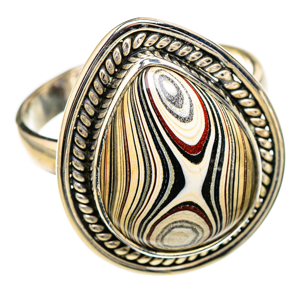 Fordite Rings handcrafted by Anasilvercos - RING126700 - Photo 2