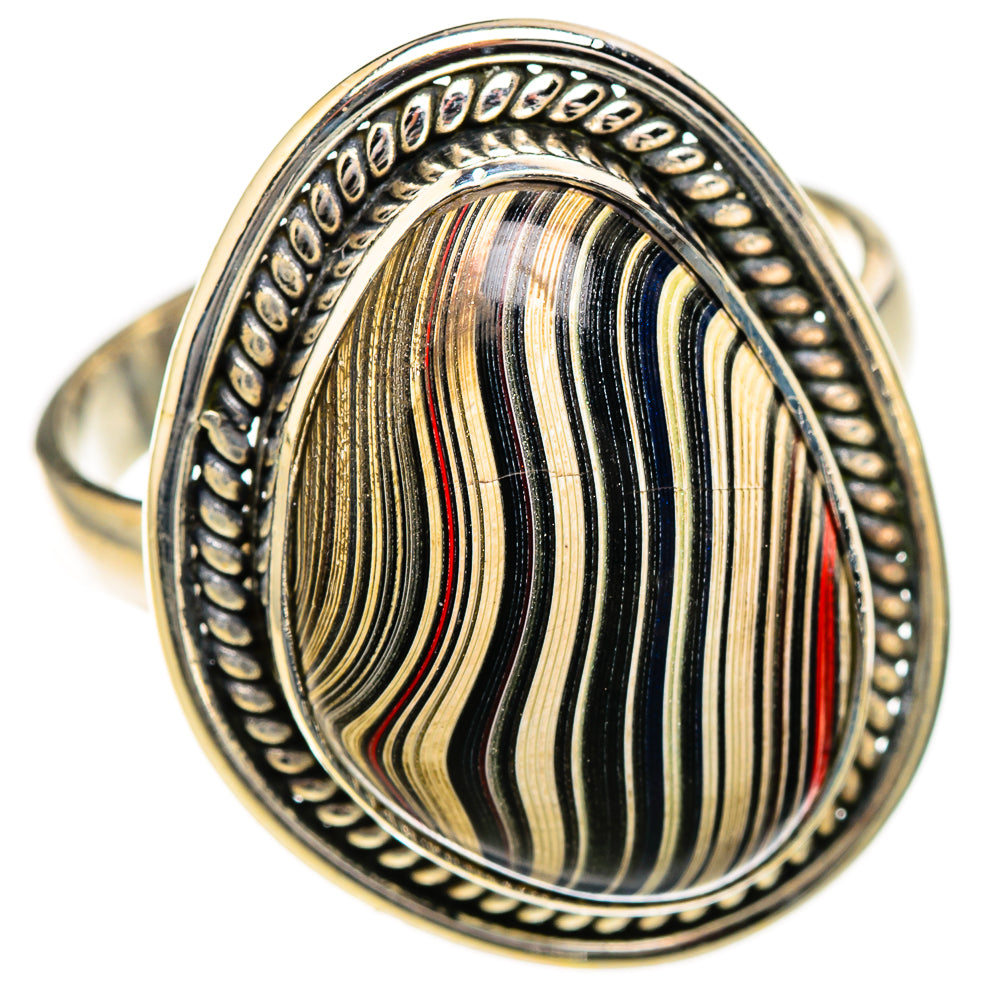 Fordite Rings handcrafted by Anasilvercos - RING126720 - Photo 2