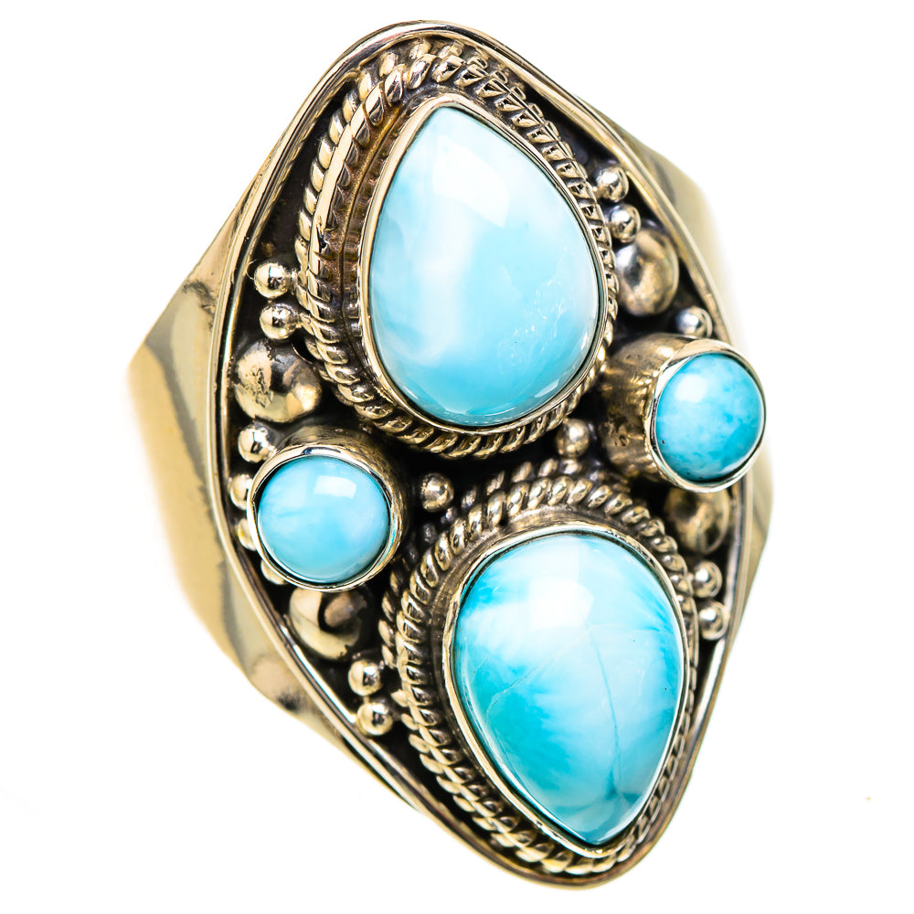 Larimar Rings handcrafted by Anasilvercos - RING126743 - Photo 2