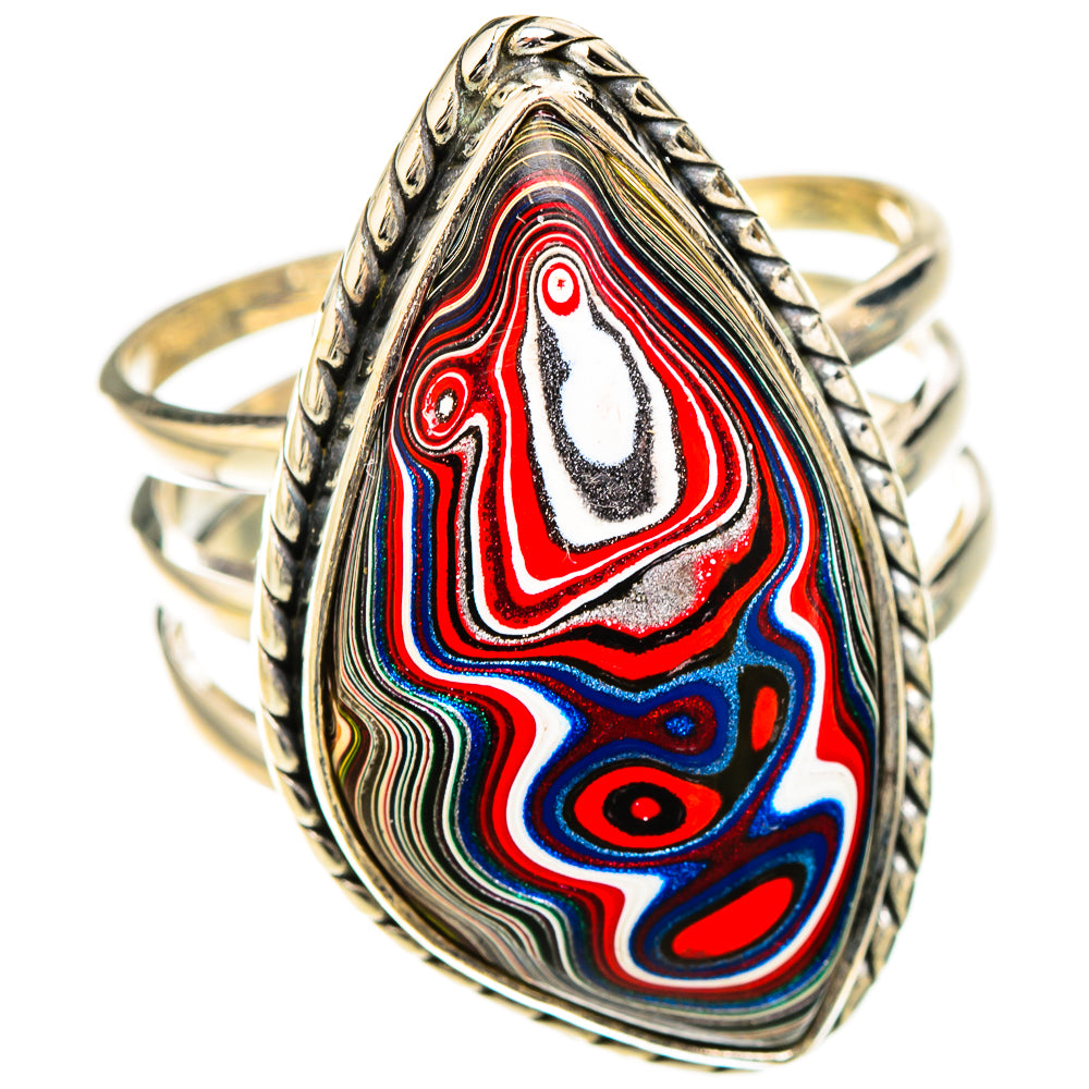Fordite Rings handcrafted by Anasilvercos - RING126790 - Photo 2