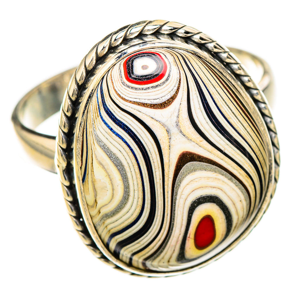 Fordite Rings handcrafted by Anasilvercos - RING126802 - Photo 2