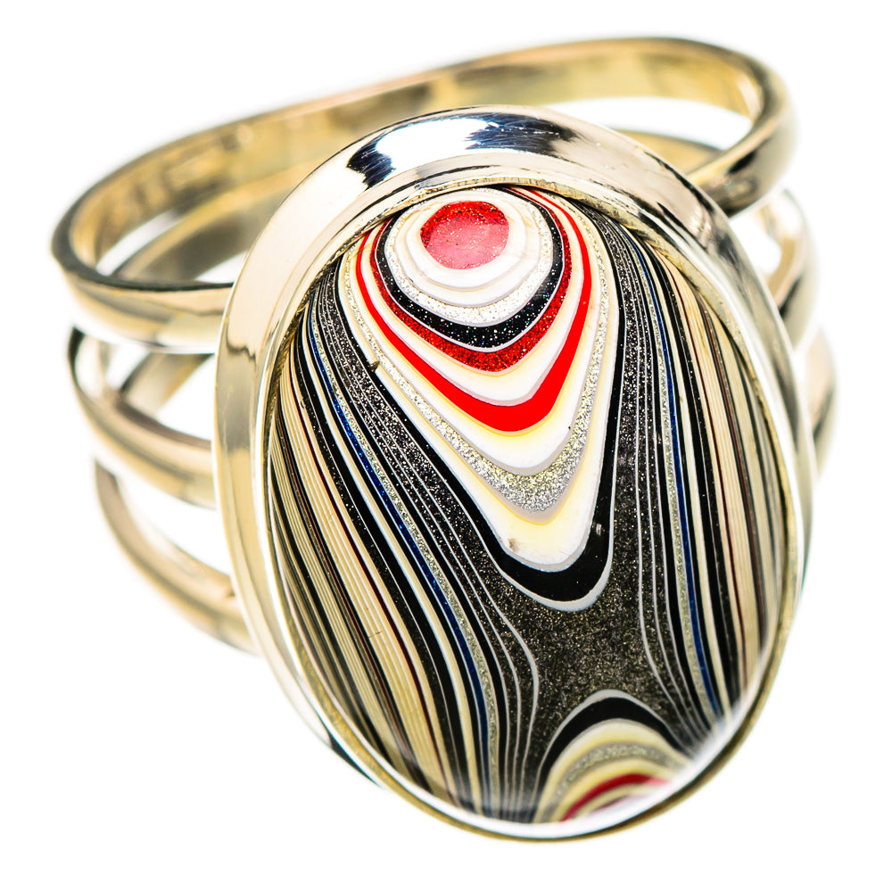 Fordite Rings handcrafted by Anasilvercos - RING126835 - Photo 2
