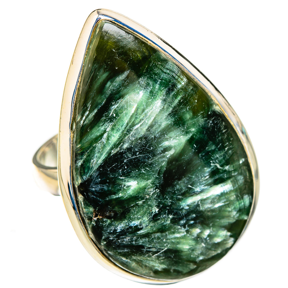 Seraphinite Rings handcrafted by Anasilvercos - RING126891 - Photo 2