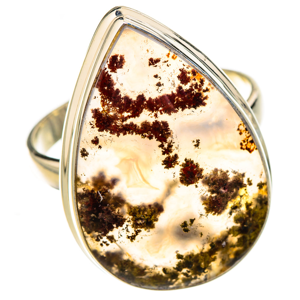 Indonesian Plume Agate Rings handcrafted by Anasilvercos - RING126892 - Photo 2