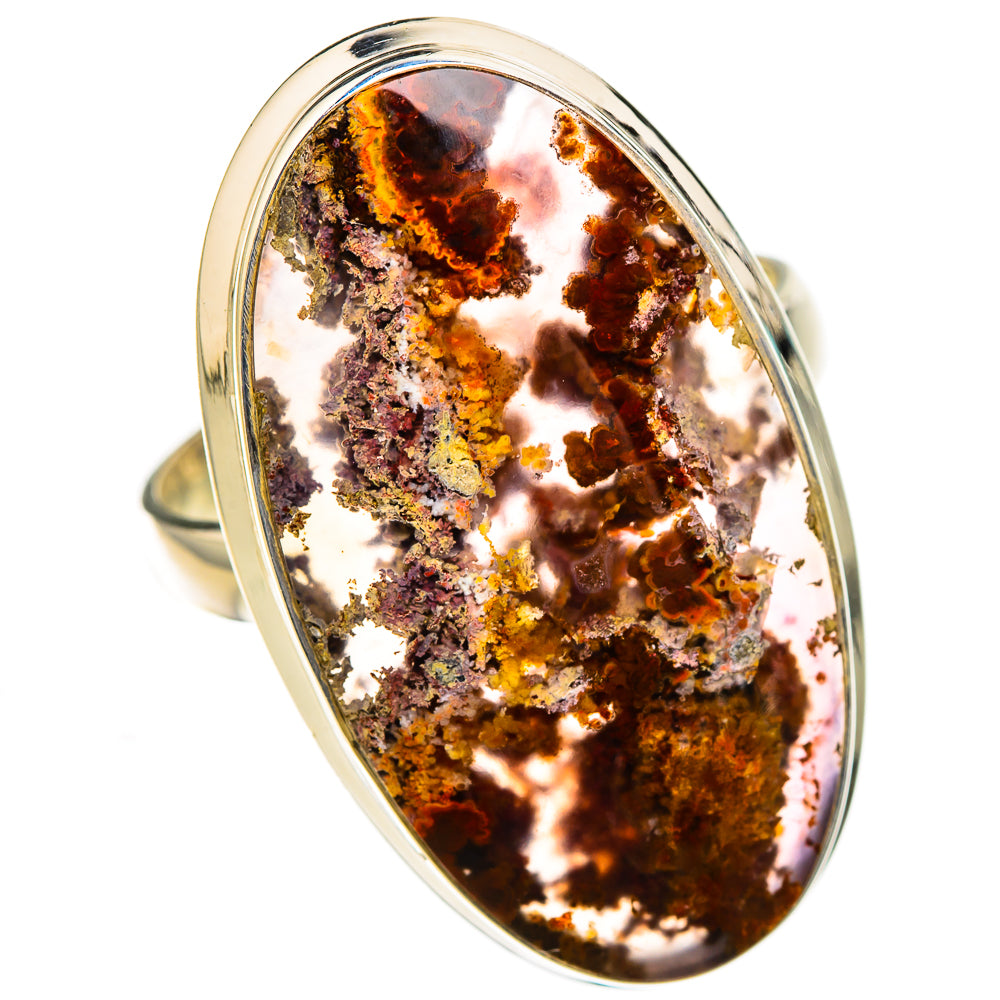 Indonesian Plume Agate Rings handcrafted by Anasilvercos - RING126893 - Photo 2