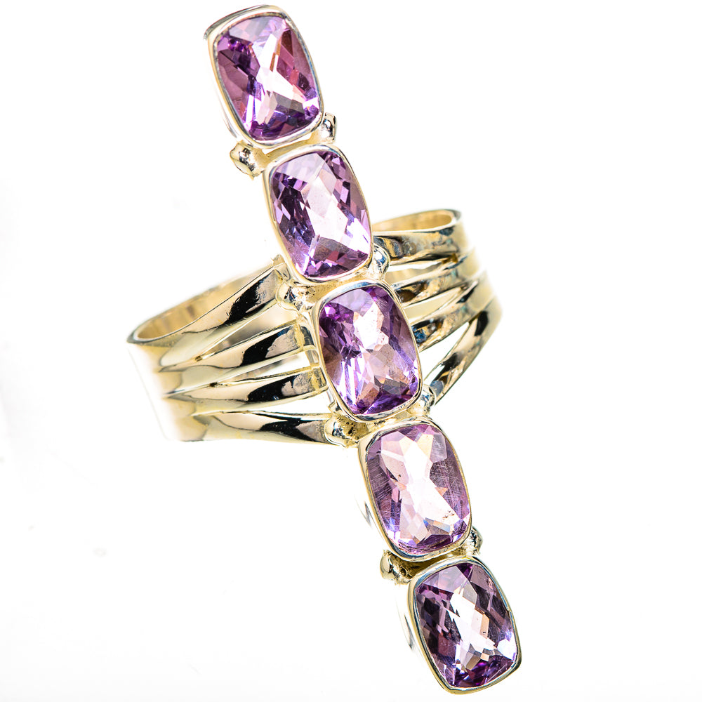 Pink Amethyst Rings handcrafted by Anasilvercos - RING126895 - Photo 2