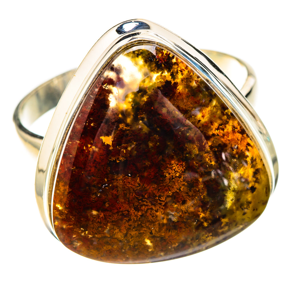 Indonesian Plume Agate Rings handcrafted by Anasilvercos - RING126939 - Photo 2