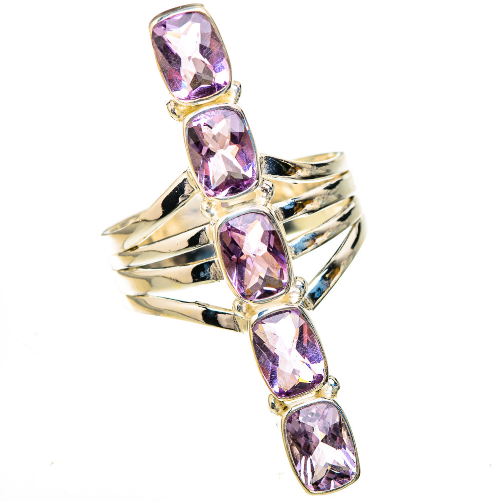 Pink Amethyst Rings handcrafted by Anasilvercos - RING126941 - Photo 2