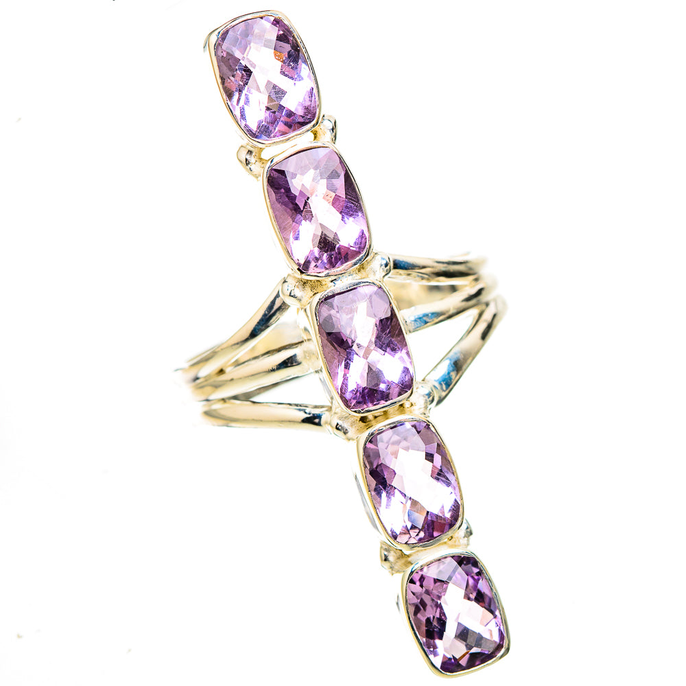 Pink Amethyst Rings handcrafted by Anasilvercos - RING126962 - Photo 2