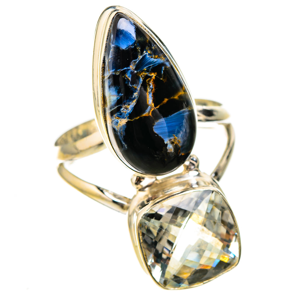 Pietersite, White Quartz Rings handcrafted by Anasilvercos - RING126965 - Photo 2